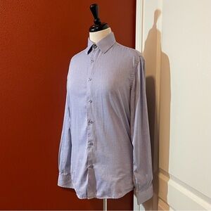 Duchamp London Men’s Classic Tailored Fit Button Down Cotton Dress Shirt